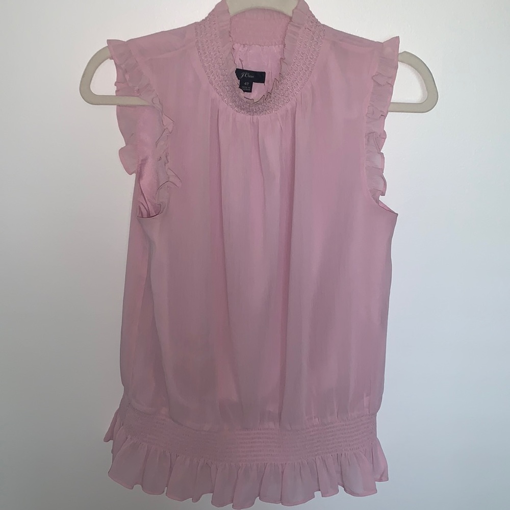 Jcrew Pink Blouse